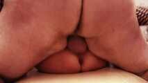 Bareback mare Jenny fucked at each end