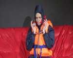 Get 3 Archive Videos with nice young women enjoying Bondage in shiny nylon Rainwear from 2008.