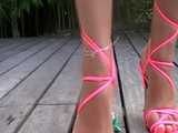 Cane soda crush with stiletto heels