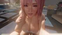 Hot busty 3D Honoka fun sex