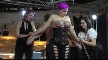 Public Breast Bondage & Punishment for Nova Pink & Muriel LaRoja