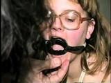 SCHOOL TEACHER, RING-GAGGED & CROTCH-ROPED (D14-11)