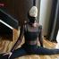 Xiaoyu Hooded, Bagged and Wearing Gas Mask