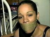 WRAP AROUND TAPE GAGGED, BALL-TIED LORI  (D14-7)