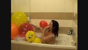 In the bathtub