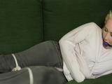 Snow in Straightjacket and Sneakers