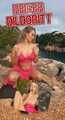 Hot dildo ride on one of the most beautiful bays in Mallorca