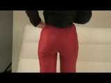 Get 3 Archive Video Clips with Samantha enjoying  her shiny nylon downwear in one package from 2012-2014