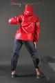 Anastasia posing in a foto studio wearing supersexy rainwear (Pics)
