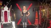 Whipping + Masturbation Instructions on the St. Andrew's Cross!