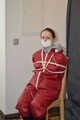 Lady Nadja hard bound and multiple gagged in AGU rainwear