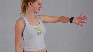 Kylie wearing a black G-Shock  