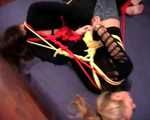 Close friends Catt and splendid Alexa trying to escape (video)