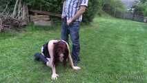  "Under German Roofs" - Pissing and Blowjob at the Barbecue Party