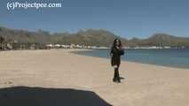  081003 Lucia Pees From The Beach Platform