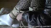 Melissa in shiny Bondage 