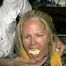 38 Yr OLD CASHIER CHAIR TIED, TOE TIED & CLEAVE GAGGED (D34-7)