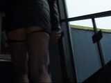 Upskirt, no panty