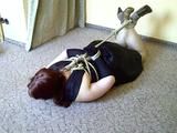 Sandra hogtied 3/4