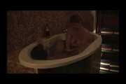 Champagne in the tub ...