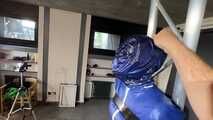 Ms Ungeniert tied and gagged in Rainwear