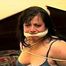 29 Yr OLD FEISTY BBW SHARON GETS MOUTH STUFFED, CLEAVE GAGGED, BAREFOOT WHILE TIED ON THE BED (D69-2)