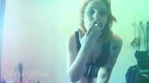 PVC corset smoking