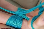 Tight blue ropes