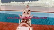 Nova Pink - Hogtied by the Pool Side