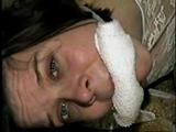 BALL-TIED, CROTCH-ROPED, WASHCLOTH ROPE GAGGED PIPER (D18-10)