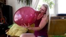 Blow2Pop burgundy Belbal 14"