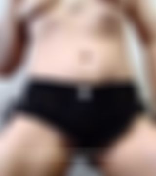 Showing off my black short shorts