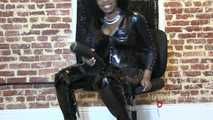 Latex boot seductress