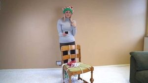 1386 Violet in Last Nights Xmas Chairtie