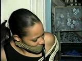 WRAP AROUND TAPE GAGGED, BALL-TIED LORI  (D14-7)