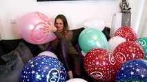 popping C&A balloons and Blow2Pop blue Q16
