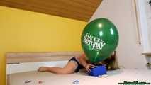 overinflation pumppopping fun with seven balloons