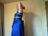 Blue dress