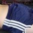 ***COURTNEY***NEW MODELL***watching Courtney during her workout with barbells wearing a sexy shiny nylon shorts and a top  (Pics)