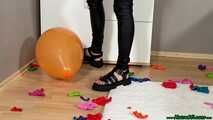 shoe stomp2pop tough Karaloon balloons
