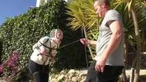 Hardest Bondage Walk Training Session ever for Rija Mae