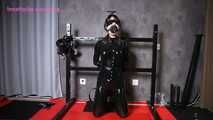 Xiaomeng Breathplay Punishment in Latex Suit and High Shoes