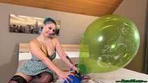 single and double pump2pop twelve balloons
