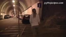 080010 Nikk Gets Caught Peeing In The Tunnel