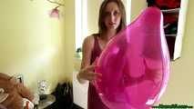 nail and sitpopping in the bedroom