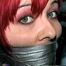 TAPE WRAP GAGGED, TOE-TIED, & BALL-TIED (D6-14)