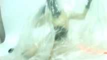 Inside plastic bag
