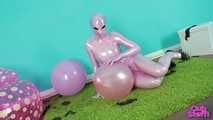 354 Spandex looner girl