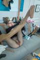 This silly slut has a huge nylon fetish (312 images)