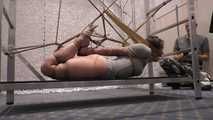 Rachel Adams - Tied in Public - Longterm Extreme Hogtie Challenge, tied by Mario at the Feringapark Hotel